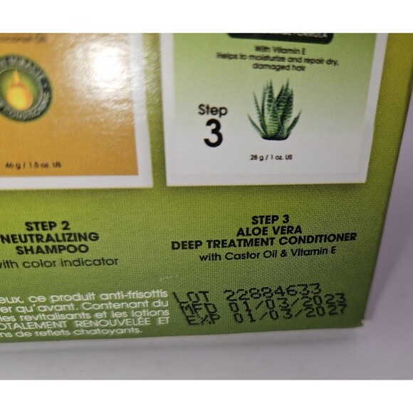 African Pride Olive Miracle Deep Conditioning No Lye Relaxer Regular 1 Kit JAN27 - Picture 4 of 5